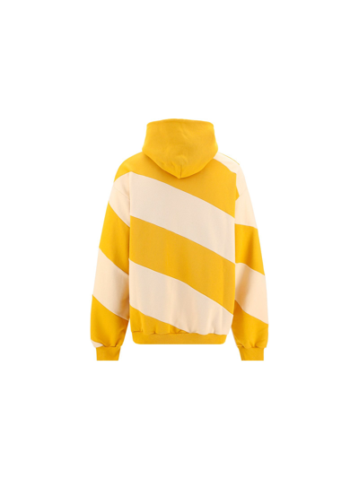 Shop Marni Men's Yellow Cotton Sweatshirt