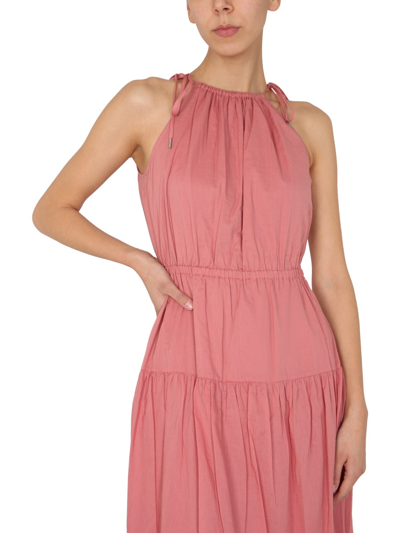 Shop Michael Michael Kors Cotton Dress In Pink