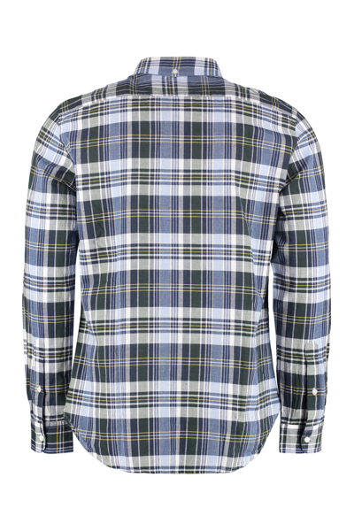 Shop Woolrich Checked Cotton Shirt In Multicolor