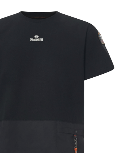 Shop Parajumpers Clint T-shirt In Black