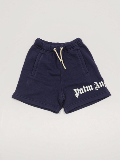 Shop Palm Angels Shorts Shorts In Blu