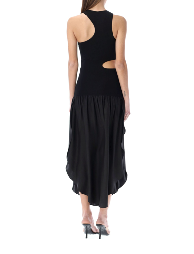 Shop Stella Mccartney Cut-out Dress In Black