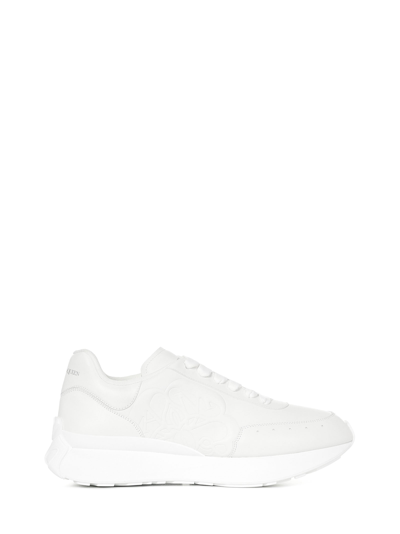 Shop Alexander Mcqueen Sprint Runner Sneakers <br> In White
