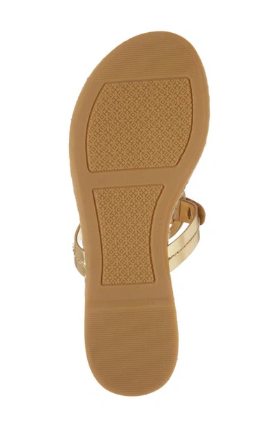 Shop Tory Burch Miller Espadrille Sandal In Gold/ Perfect Cuoio
