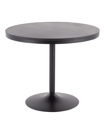 Shop Lumisource Dakota Industrial Dining Table In Black Steel/black Wood