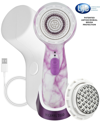 Shop Michael Todd Beauty Soniclear Petite Antimicrobial Sonic Skin Cleansing Brush In Purple Mar