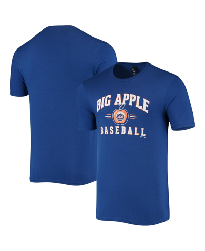 Shop Breakingt Men's Royal New York Mets Local Tri-blend T-shirt