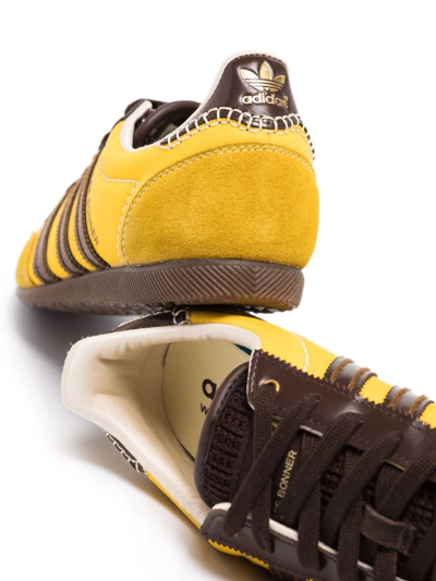 tidsplan andrageren klippe Adidas Originals + Wales Bonner Japan Leather And Suede-trimmed Shell  Sneakers In Yellow | ModeSens
