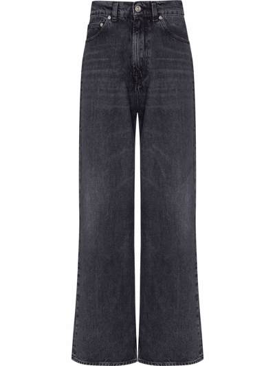 Shop Our Legacy Third Cut Straight-leg Jeans In Grau