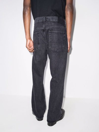 Our Legacy Straight Leg Five-pocket Trousers With Belt Loops In Grau