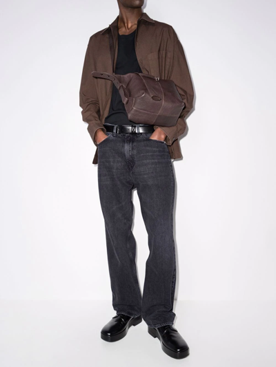 Our Legacy Straight Leg Five-pocket Trousers With Belt Loops In Grau