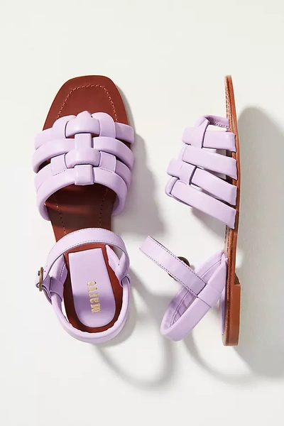 MAEVE MAEVE WOVEN PUFF SANDALS 