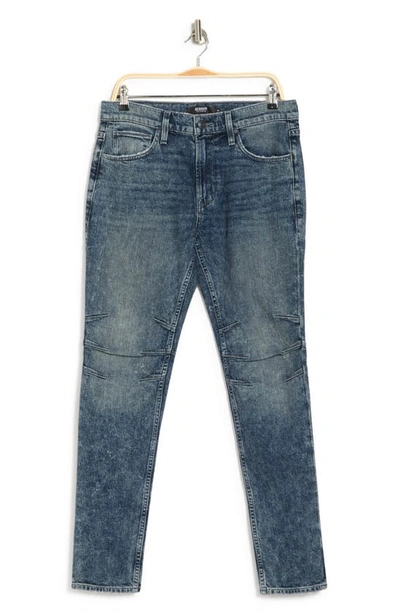 Shop Hudson Jeans  Zach Skinny Moto Jeans In Vintage Indigo