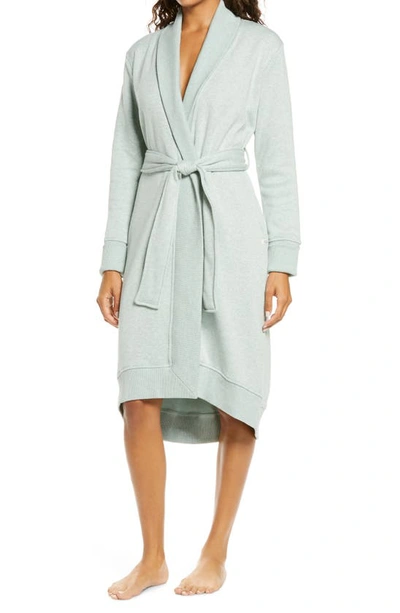 Shop Ugg Karoline Fleece Robe In Succulent Heather
