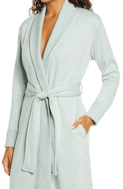Shop Ugg Karoline Fleece Robe In Succulent Heather