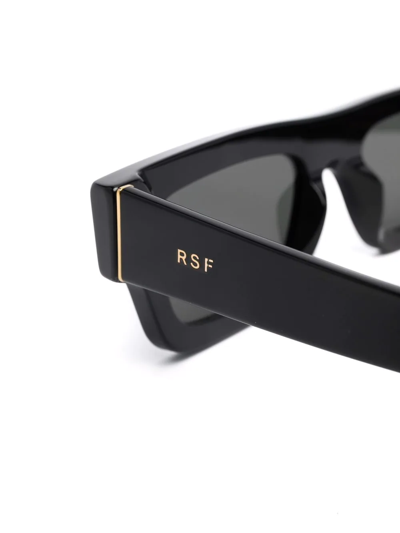 Shop Retrosuperfuture Colpo Rectangular-frame Sunglasses In Schwarz