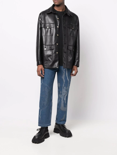 Fendi Moonlight Five-pocket Jeans In Blue