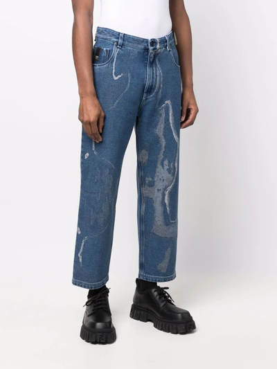 Fendi Moonlight Five-pocket Jeans In Blue