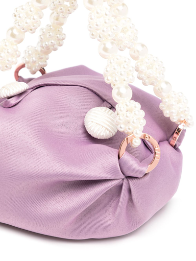 Shop 0711 Small Nino Tote Bag In Purple