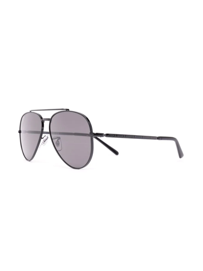 Ray Ban Aviator-frame Sunglasses In Schwarz