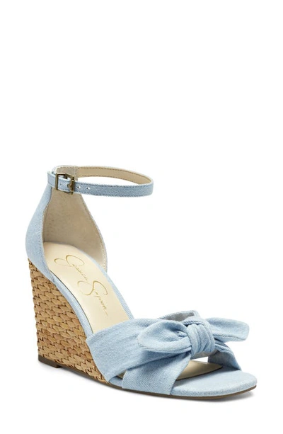 Jessica Simpson Women's Delirah Espadrille Wedge Sandals Women's Shoes In Light  Blue | ModeSens