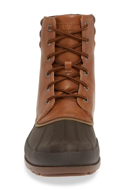 Sperry Cold Bay Duck Boot In Tan/ Brown