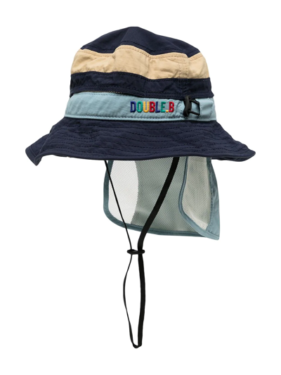 Shop Miki House Double B Bucket Hat In Blue