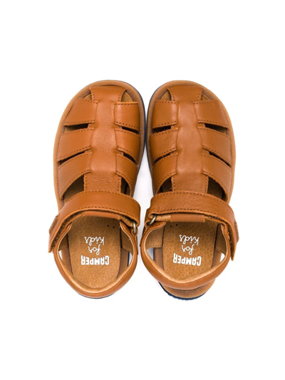 Camper Caged Touch-strap Sandals In Brown
