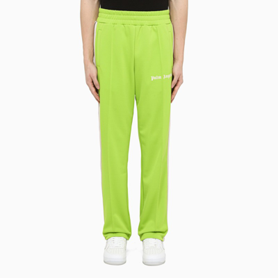 Shop Palm Angels Lime Track Pants In Yellow