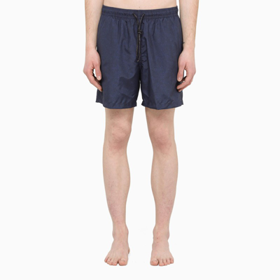 Shop Drumohr Navy Blue Beachwear Boxer