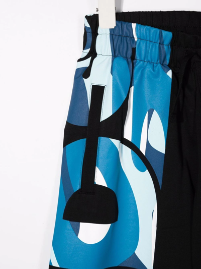 Gcds Logo-print Detail Track Pants In Black