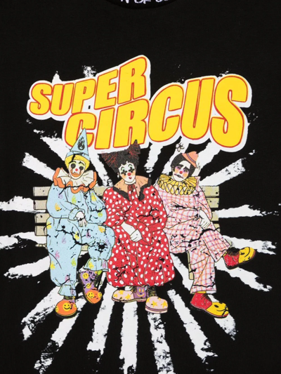 Vision Of Super Teen Graphic-print Cotton T-shirt In Black