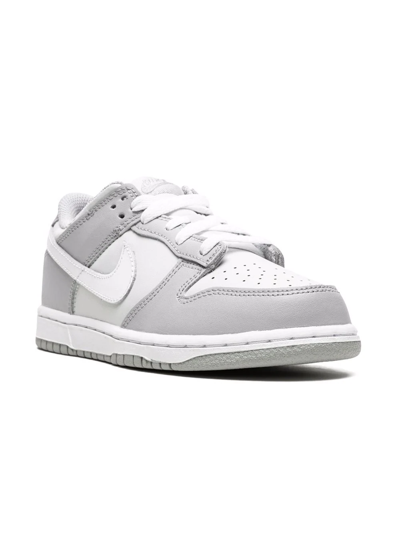 Shop Nike Dunk Low "pure Platinum" Sneakers In Grey