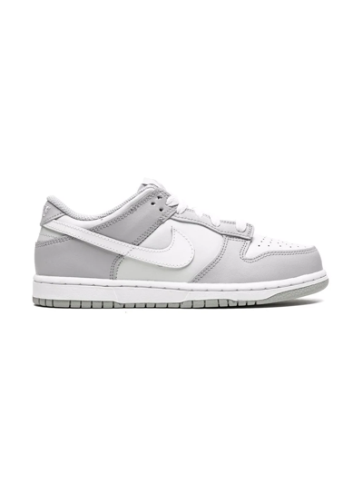 Nike Teen Dunk Low Sneakers In Grey