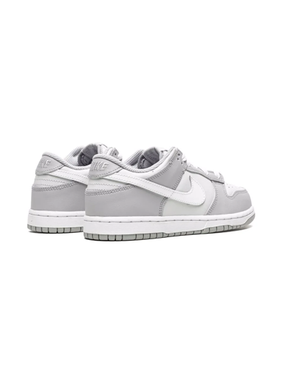 Shop Nike Dunk Low "pure Platinum" Sneakers In Grey