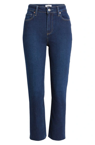Shop Paige Cindy High Waist Crop Straight Leg Jeans In Unplugged