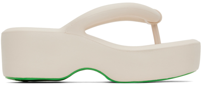 Shop Melissa Beige Free Platform Sandals In Af660 Beige