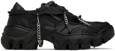 Shop Rombaut Black Boccaccio Ii Harness Sneakers