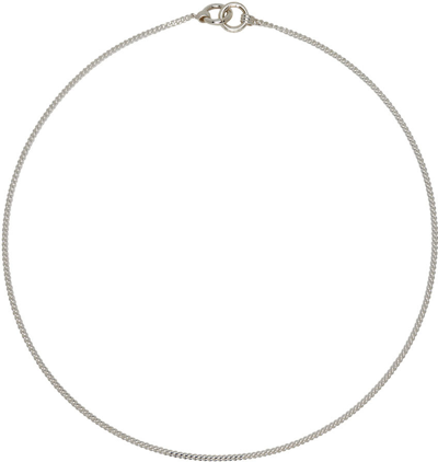 Shop Pearls Before Swine Silver Mini Blod Necklace In .925 Silver