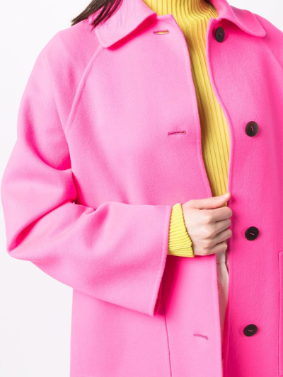 Shop Loewe Coats In Fluo Pink