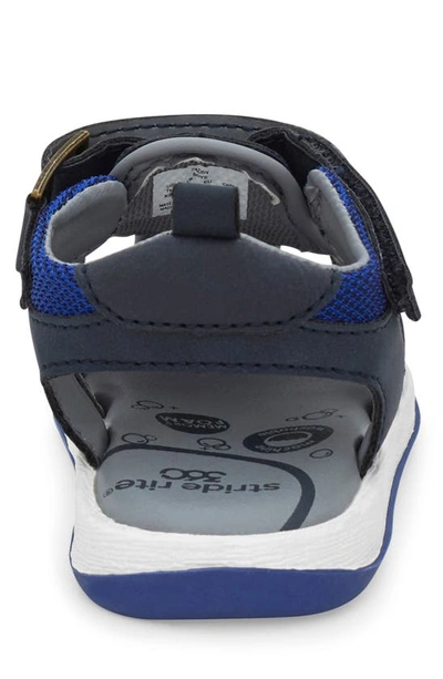 Stride Rite Paddy Fisherman Sandal In Navy