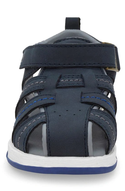 Stride Rite Paddy Fisherman Sandal In Navy