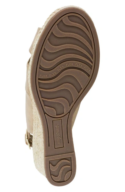 Easy Street Maureen Womens Cushioned Footbed Platform Slingback Sandals In Bge/khaki