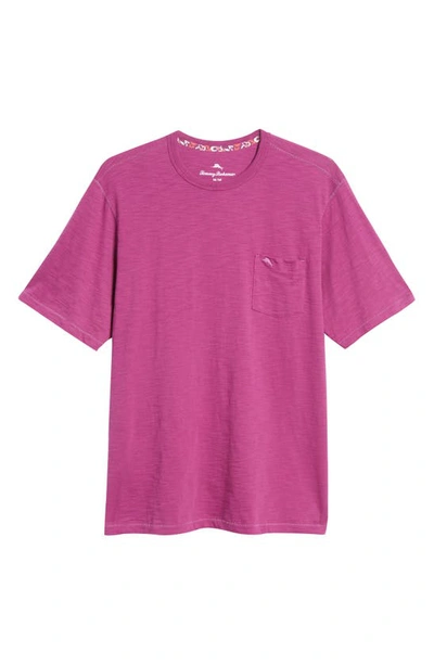 Shop Tommy Bahama Bali Beach Crewneck T-shirt In Purple Clo