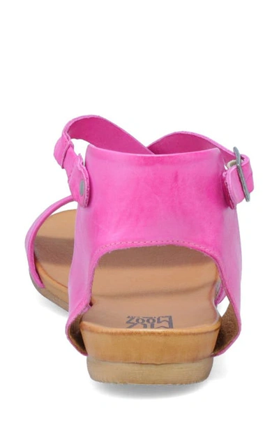 Shop Miz Mooz Aster Sandal In Fuchsia Leather