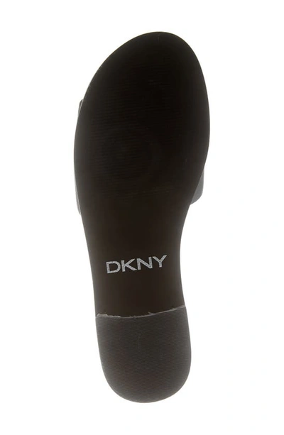 Shop Dkny Waltz Flat Sandal In Black