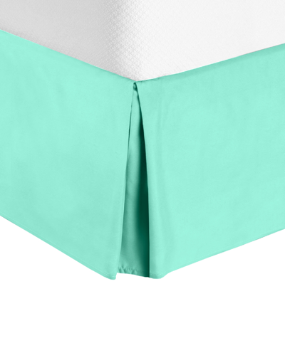 Shop Nestl Bedding Bedding 14" Tailored Drop Premium Bedskirt, King Bedding In Mint Green