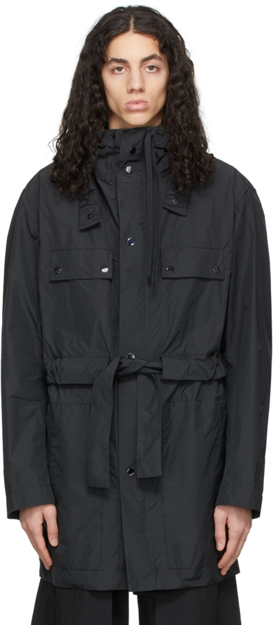 Shop Craig Green Black Polyester Coat