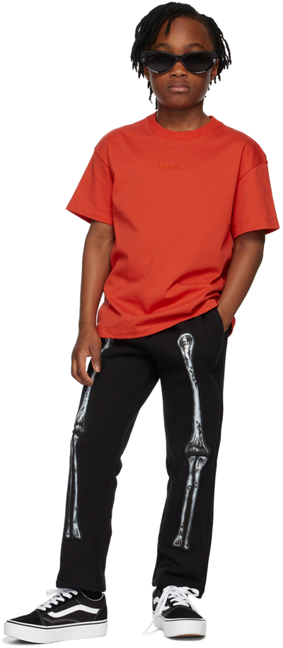 Doublet Kids Red Tomato Stem T-shirt In Tomato