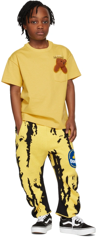 Shop Doublet Ssense Exclusive Kids Yellow 'forever My Friend' T-shirt